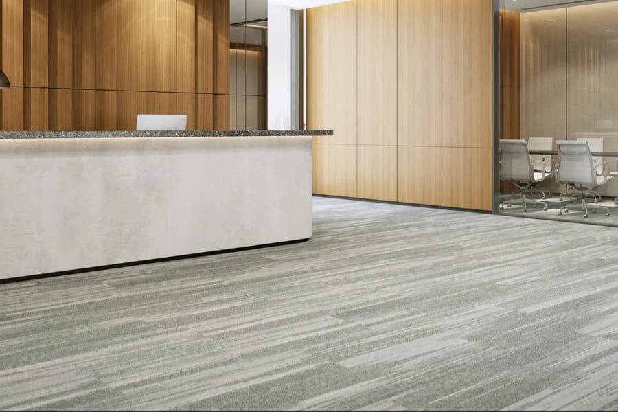 SPC flooring in a luxury hotel room interior