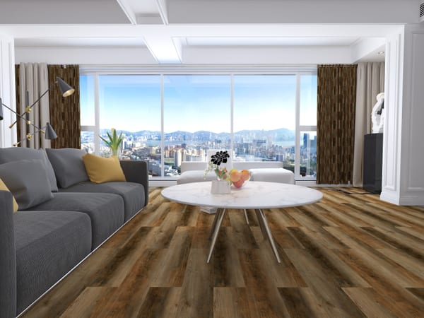 LVT self-adhesive vinyl flooring tiles